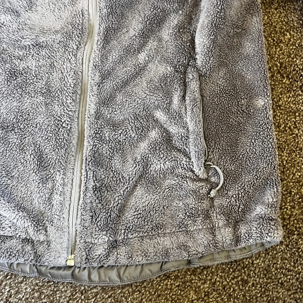 The North Face Fleece Jacket Full‎ Zip Cozy Warm Gray Women's Size Small